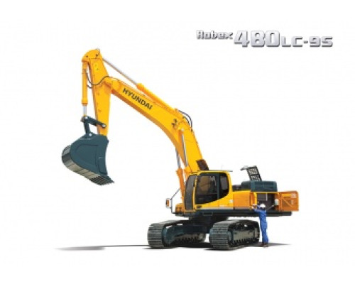 Гусеничный экскаватор Hyundai R480LC-9S